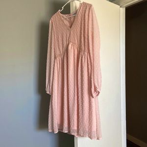 Pink jasambac dress